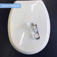 Сиденье для унитаза 444*355 (мет. крепл.) (1/12) WS0210