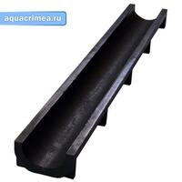 Крышка водоотвод.лотка полим.-композит. 120 мм (черный)