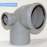 Двухплоскостной отвод левый 110/50/90/90