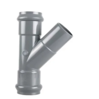 Тройник НПВХ (PVC-U) раструб 110/110 45?  PN10