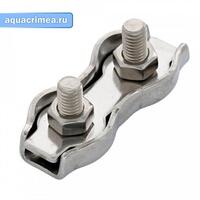 Зажим  для троса 4мм двойной МКанат