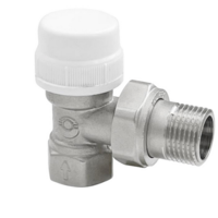 Клапан термостатический VALFEX для рад. угловой 3/4" (с доп. уплотнением) (80/10) К