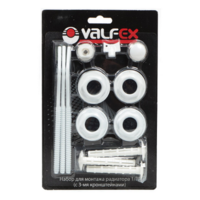 Комплект для монтажа  радиаторов с 3-мя  кронштейнами  1/2" VALFEX (40)