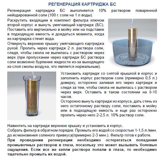 регенерация смолы